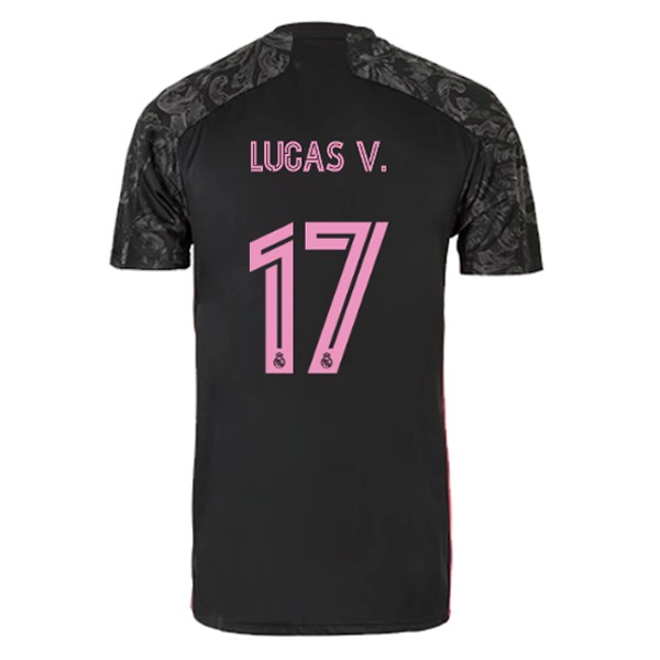 Maglia Real Madrid Third NO.17 Lucas V. 20/21 Nero